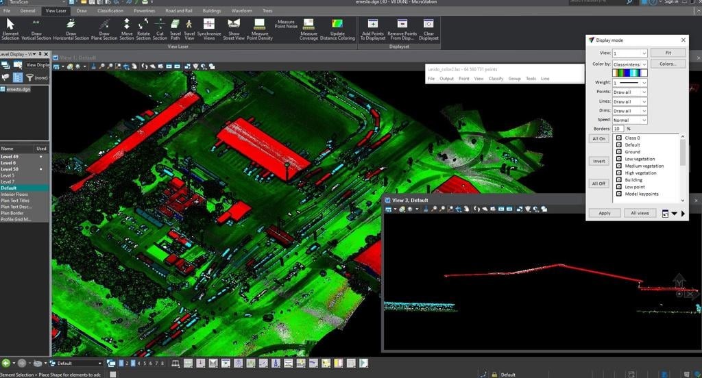 最新の会社の事例について UAVLiDARスキャンシステムGeosunGS-100M+建物用アプリケーション